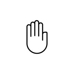 Hand icon. hand sign and symbol. hand gesture