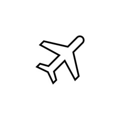 Fototapeta na wymiar Plane icon. Airplane sign and symbol. Flight transport symbol. Travel sign. aeroplane
