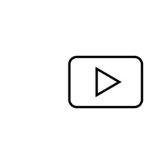Play Icon. Play button sign and symbol