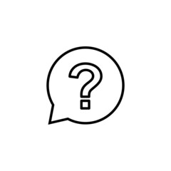 Question icon. question mark sign and symbol