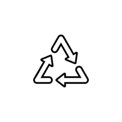Recycle icon. Recycling sign and symbol.