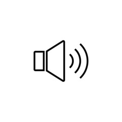 Speaker icon. volume sign and symbol. loudspeaker icon. sound symbol