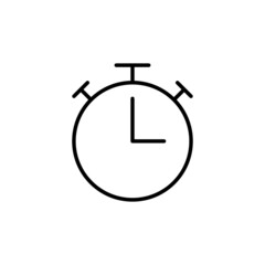 stopwatch icon. Timer sign and symbol. Countdown icon. Period of time