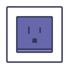 USA Electrical Socket Icon