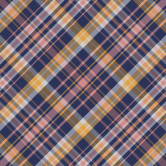 Seamless tartan plaid pattern background with vintage color.