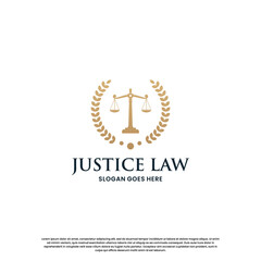 legal justice logo for lawyer