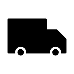 shipping icon - solid style