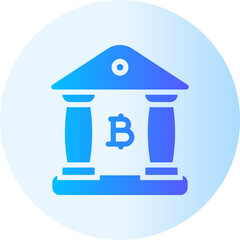 bank gradient icon