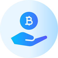 investment gradient icon