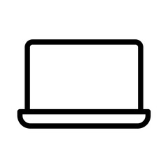 laptop icon - outline style