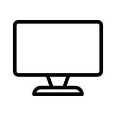 monitor icon - outline style