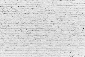  Painted white brick wall surface background