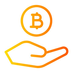 investment gradient icon