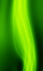 Obraz premium Flame fluid green color abstract phone wallpaper