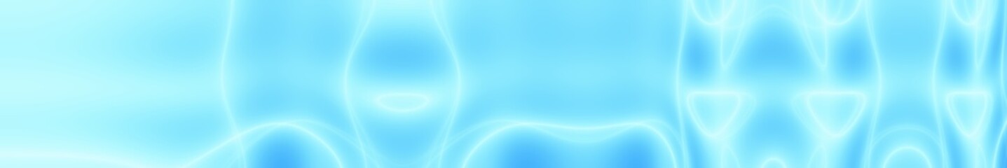 Bright blue widescreen abstract soft header design
