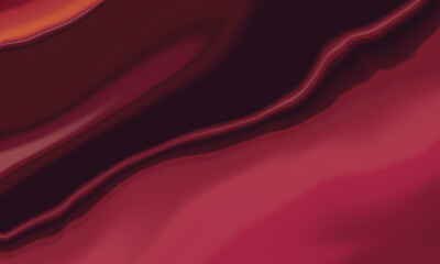 liquid abstract background with a smooth pattern. decorative illustration of the flowing fluid in maroon colors. a luxurious element for background and wallpaper.