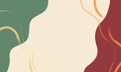 abstract background illustration with copy space. beautiful decoration in earth tone color theme. creative artwork for a poster, invitation, greeting card, etc.