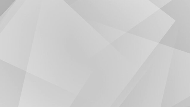 Gray corporate abstract background of looping animated gradient geometric shapes 