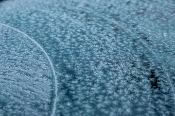 Colorful ice. Abstract ice texture. Nature background.