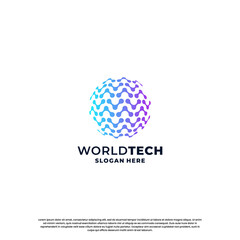 modern technology logo design inspiration