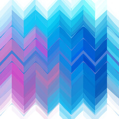 Ethnic zigzag pattern in retro colors, aztec style seamless vector background