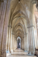Beautiful cathedral interior in France