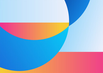 Modern shape Abstract colorful geometric cover design background