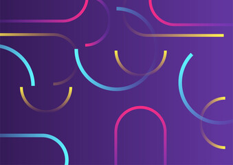 Modern gradient purple Abstract colorful geometric cover design background