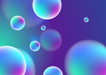 Modern circle gradient blue Abstract colorful geometric cover design background