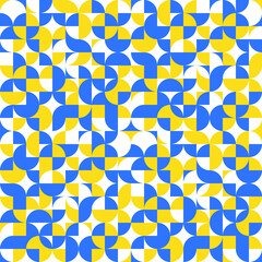 Retro simple geometric artwork. Scandinavian style. Abstract seamless pattern for wallpaper, web or prints cover, textile, ceramic tile. Vector illustration