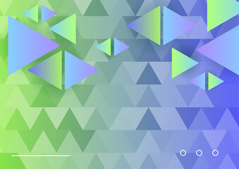 Fototapeta premium Modern colorful abstract geometric background. Minimal trendy geometric background. Presentation title slide design template with dynamic shapes composition.