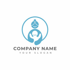 Mom logo vector design template