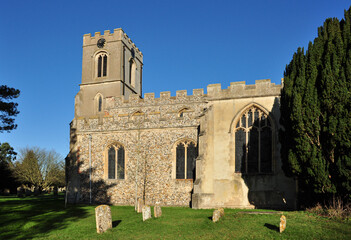 Fototapeta na wymiar All Saints Church, Great Chesterford, Essex