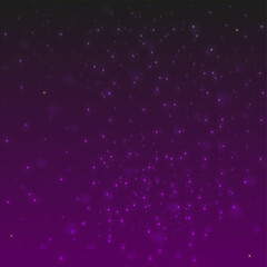 Small bright dot lights on dark background. Vector stock illustration.