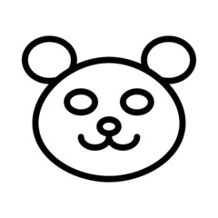 Obraz premium Very cute animal icons with a minimalist but extraordinary style, very suitable for application design and other graphic design. It is also suitable for children-themed designs.