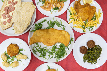 Pizze e altri piatti italiani