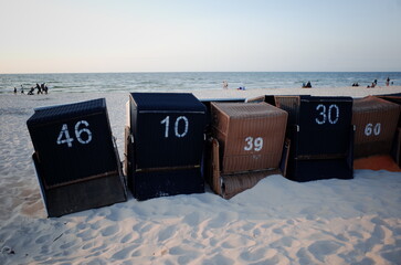 Baskets on the beach © Marcin Wojciechowski