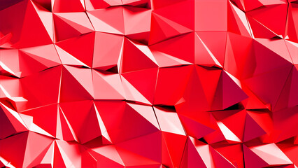 Abstract Red crystal Vector Background Texture, Red crystal abstract pattern. Vector illustration....