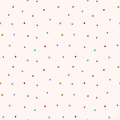 Small flower sweet seamless pattern on pastel background. Easter pattern. 
