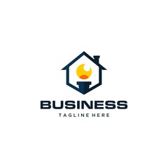 Energy industry logo design vector illustration