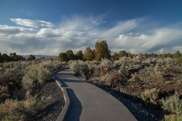 Handicap accessible Lava Trail in Hell's Half Acre, Idaho rest area