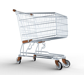 3D supermarket cart