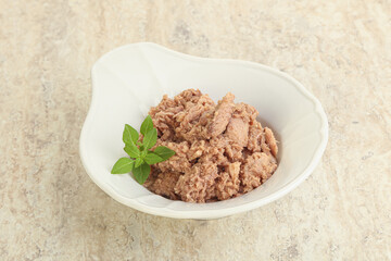 Canned tuna fish for salad