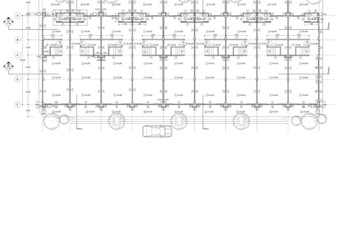 Floor plan designed building on the drawing.