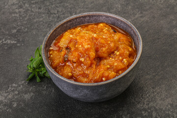 Caucasian cuisine - Mangal salad with vegetables