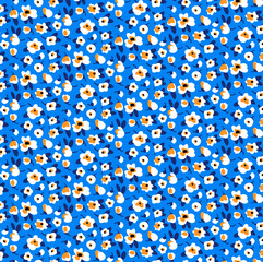 Seamless flowers pattern, floral print.