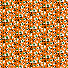 Seamless flowers pattern, floral print.