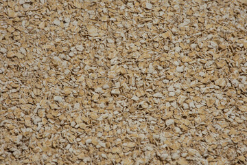 Accumulated cereal texture detail. Healthy food.