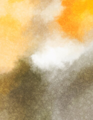 Watercolor painted background. Abstract Illustration wallpaper. Brush stroked painting. 2D Illustration.