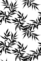 Seamless tropical pattern, floral print.